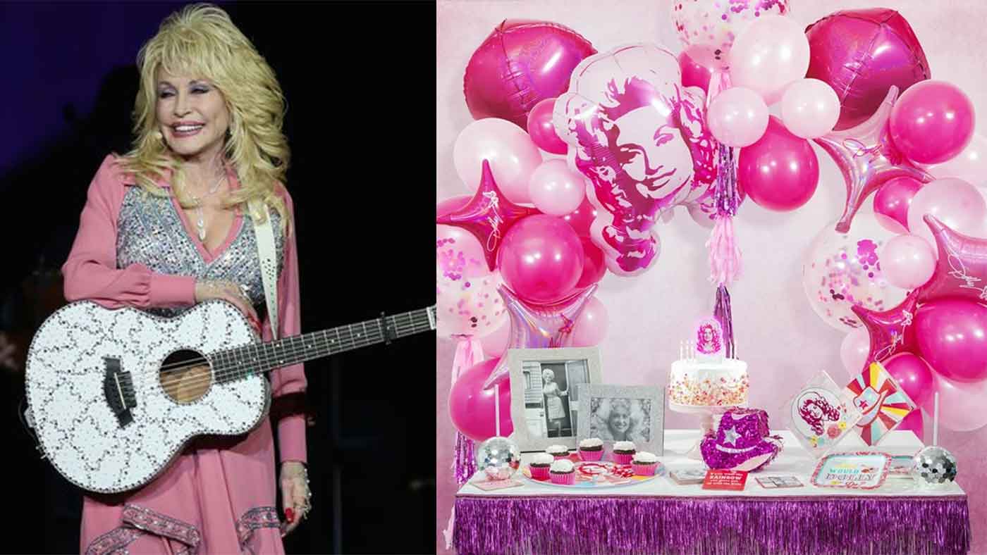 Dolly Parton Silver Disco Ball Plastic Tumbler with Straw 